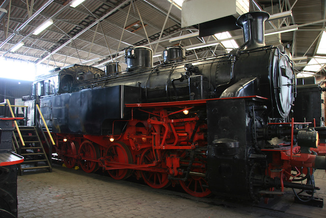 Die Zahnrad-Dampflokomotive 97 502 ist eine von drei erhaltenen Modelle, vier wurden gebaut.