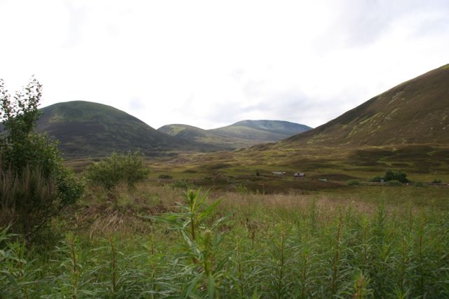 Die sanften Hügel der schottischen Highlands