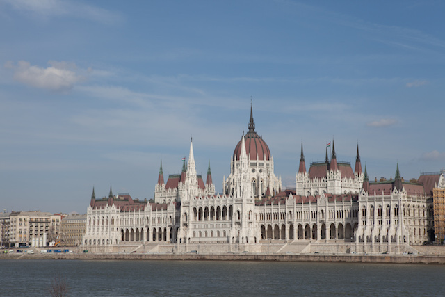 Das Parlamentsgebäuder in Budapest