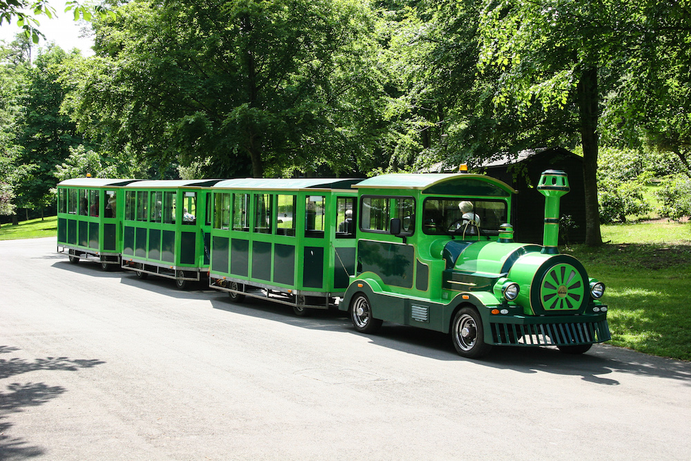 Eine grüne Bimmelbahn