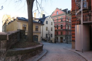 Kopfsteinpflaster, alte Häuser, alte Paläste: das ist Riddarholmen