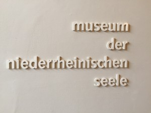 Tafel: Museum der niederrheinischen Seele 