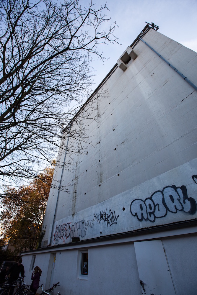 Ein Hochbunker in Krefeld