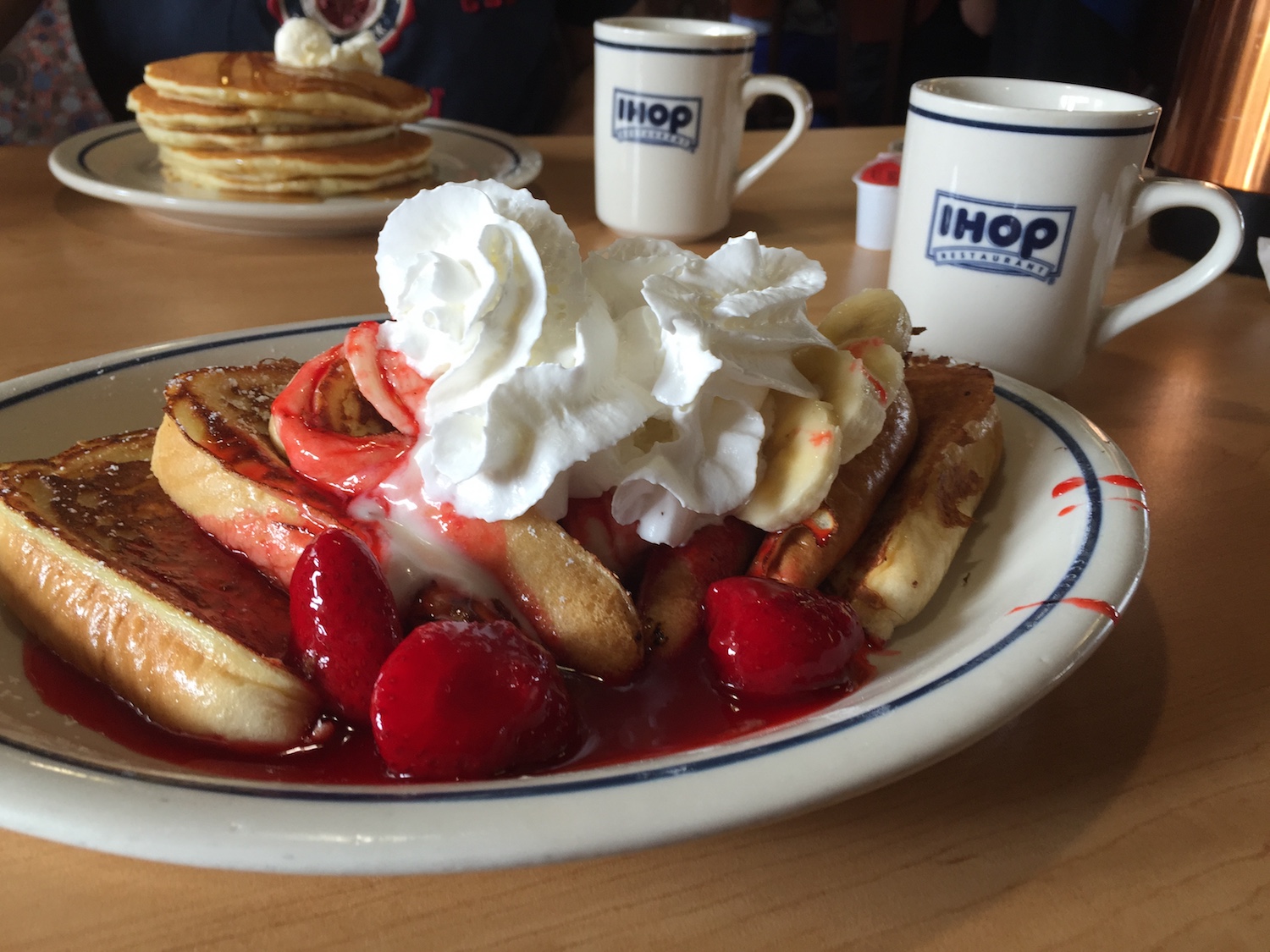 Pancackes bei IHOP (International House of Pancakes)