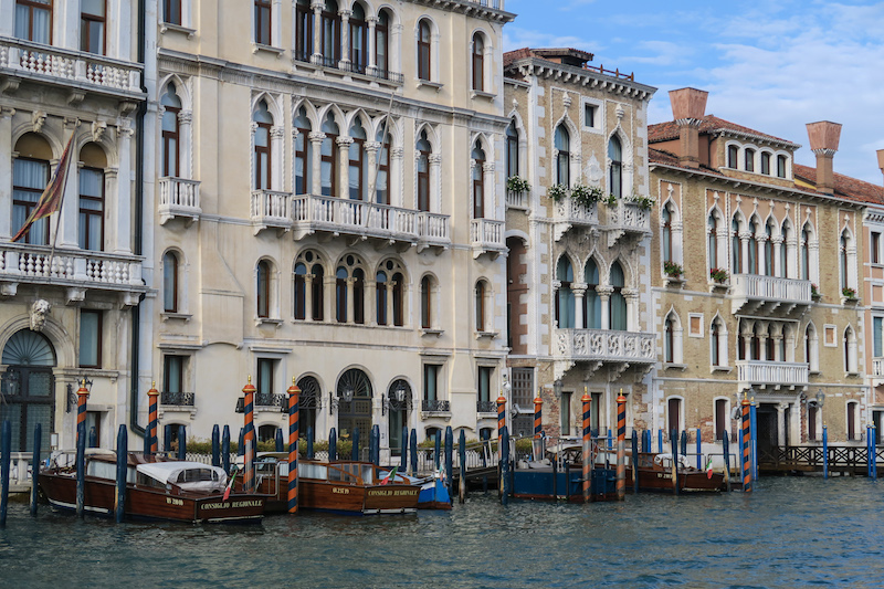 Die Palazzi entlang des Canal Grande