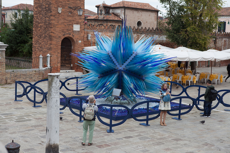 Cometa di vetro, ein Komet aus Glas