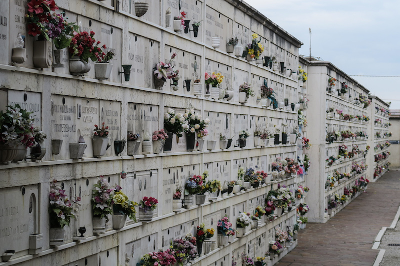 Auf dem Friedhof San Michele