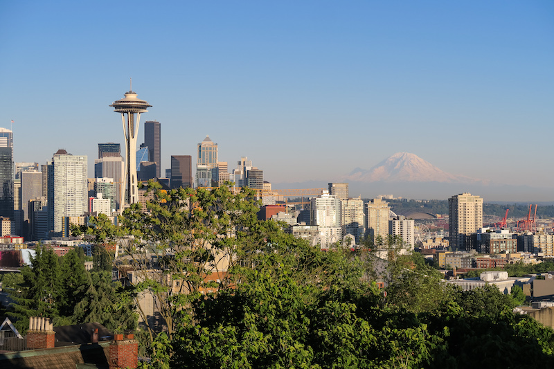 Blick auf Seattle vom Kerry Park