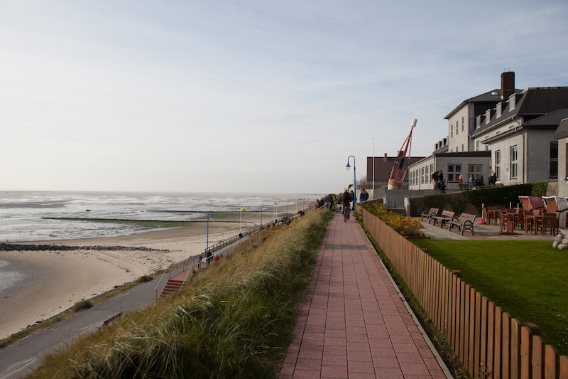 Die Promenade in Wittdün