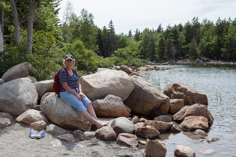 Heike am Jordan's Pond