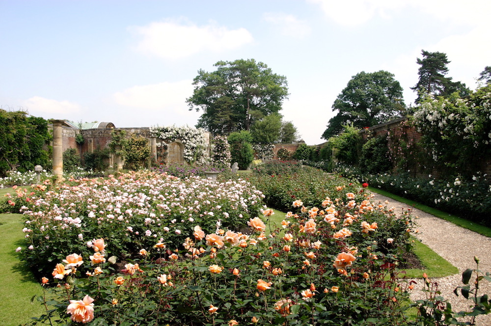 Der Walled Garden von Hever Castle