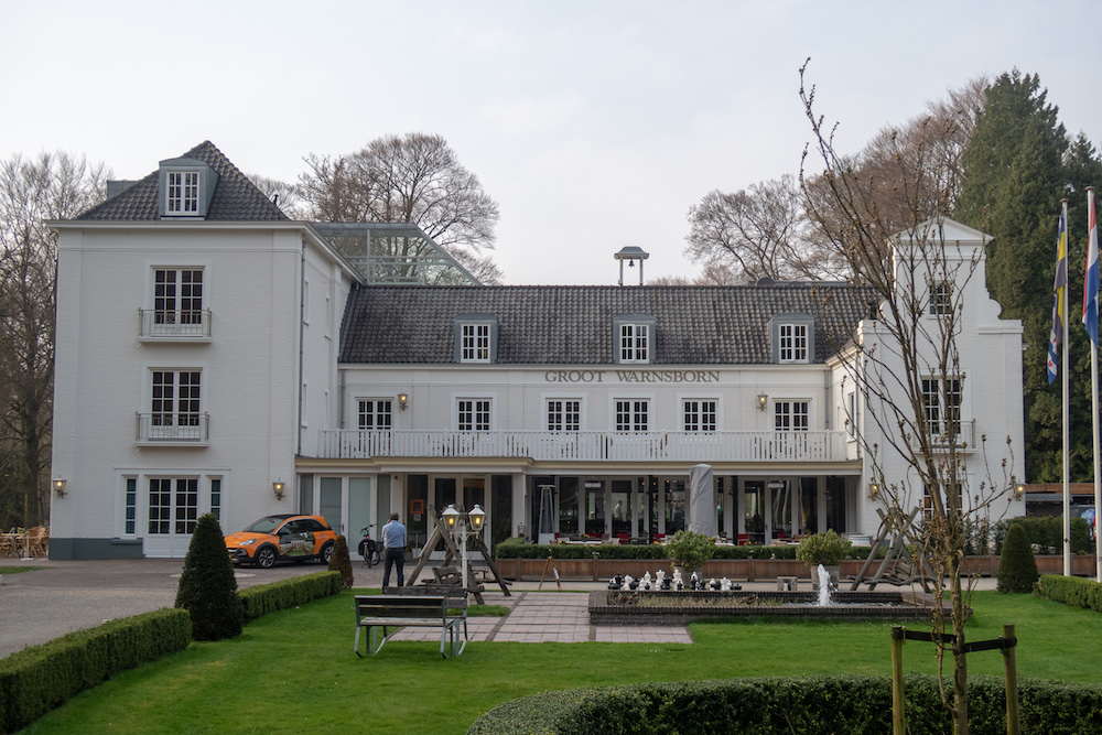 Im 4 Sterne Hotel Hotel Groot Warnsborn am Rand von Arnheim haben wir übernachtet