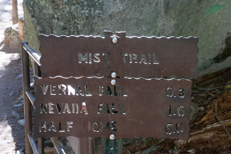 Auf geht's zum Mist Trail. Es wird ernst