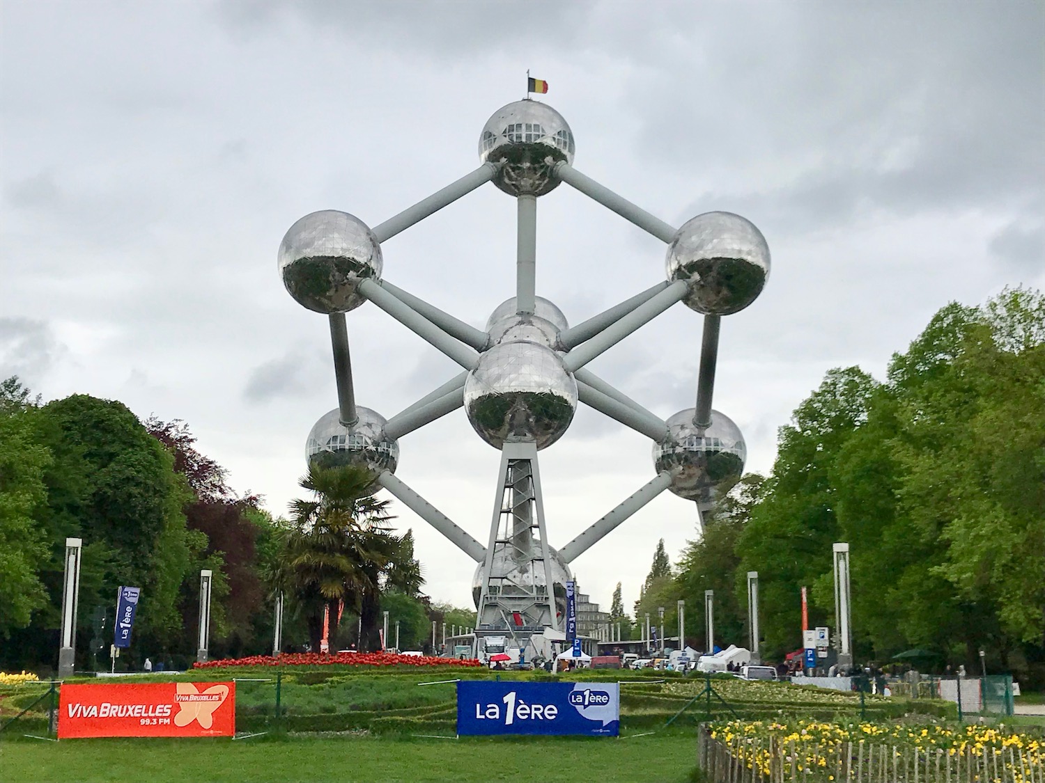 Das Wahrzeichen von Brüssel: das Atomium