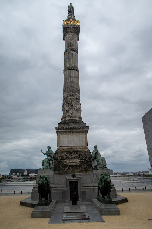 Die Kongress-Säule erinnert an die Erschaffung des belgischen Staates 