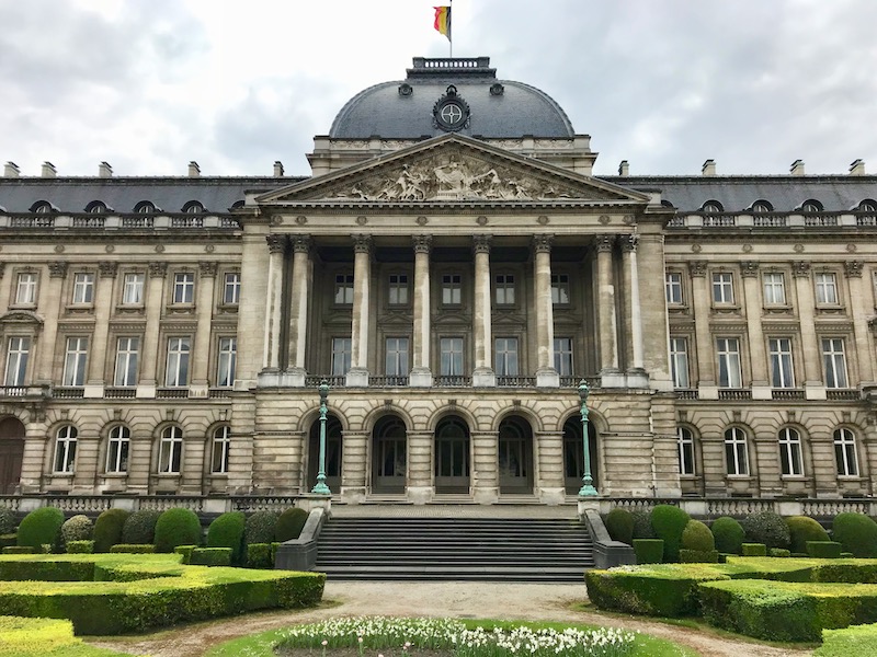 Der königliche Palast ist Wohnsitz des belgischen Prinzen