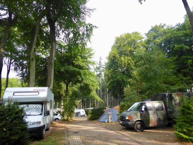 Der Campingplatz Stubbenfelde liegt sehr naturnah