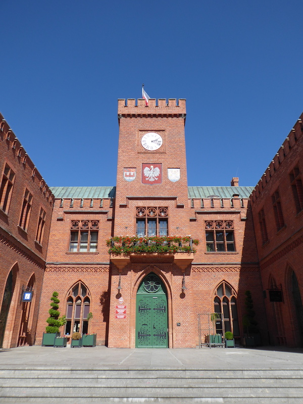 Das neogotische Rathaus von Kolberg