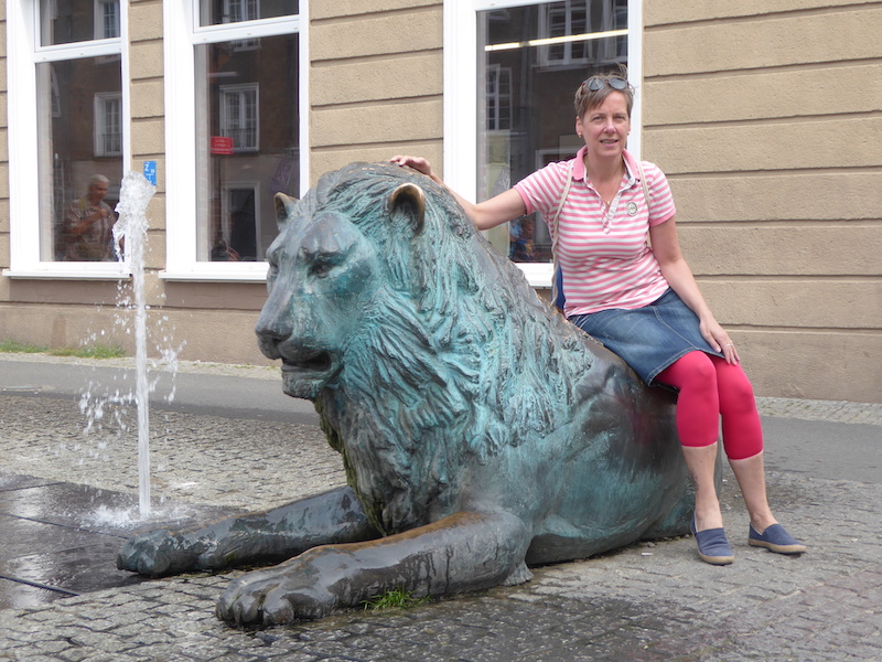 Der Danziger Löwe ist das Wahrzeichen der Stadt