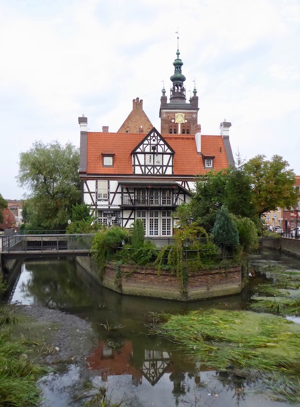 Die Radaune-Insel liegt mitten in der Altstadt von Danzig.