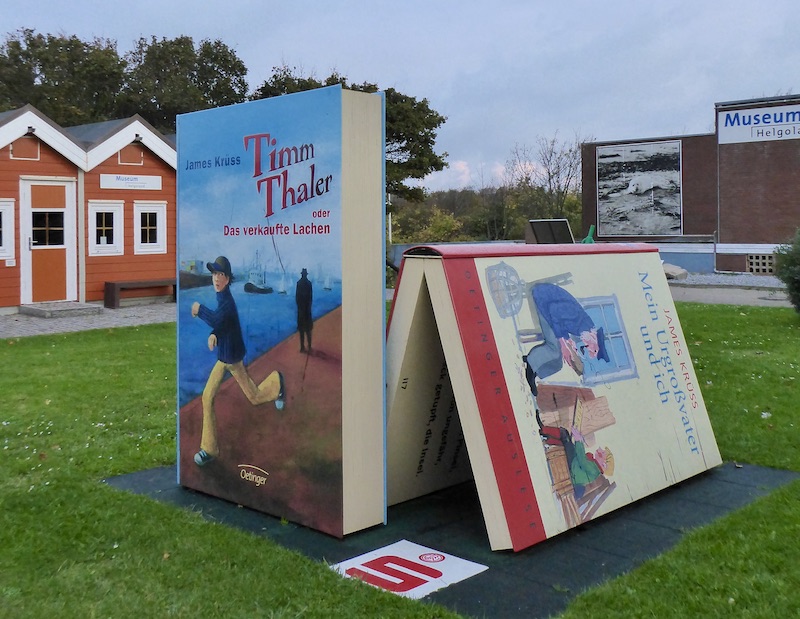 Das Museum Helgoland an einen berühmten Sohn der Insel, den Autor James Krüss.