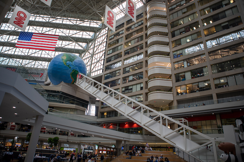 Im CNN Center it Atlanta