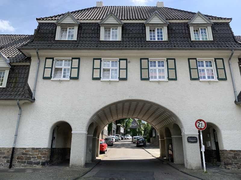 Das Torhaus in die Gartenstadt