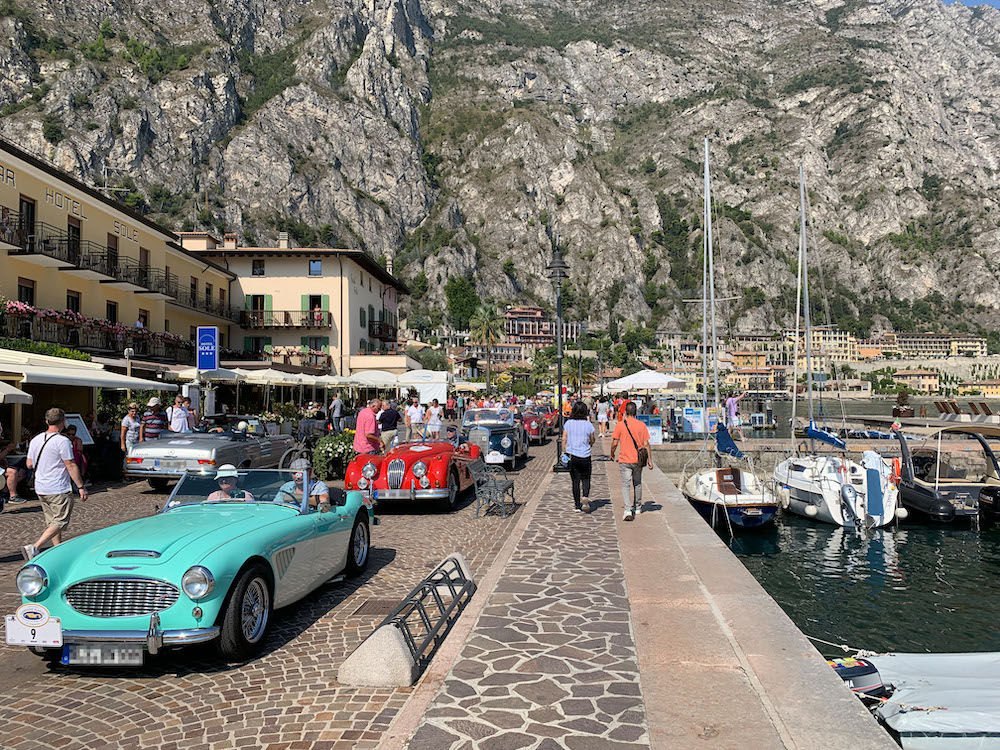 Die Gardasee Klassik startete an diesem Sonntag in Limone.