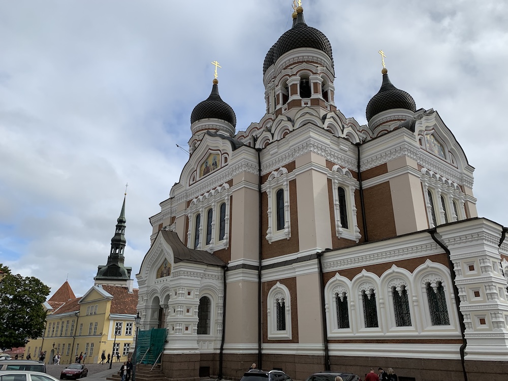 Die Alexander-Newski-Kathedrale in Tallinn. Gebaut in den 30er Jahren des letzten Jahrhunderts
