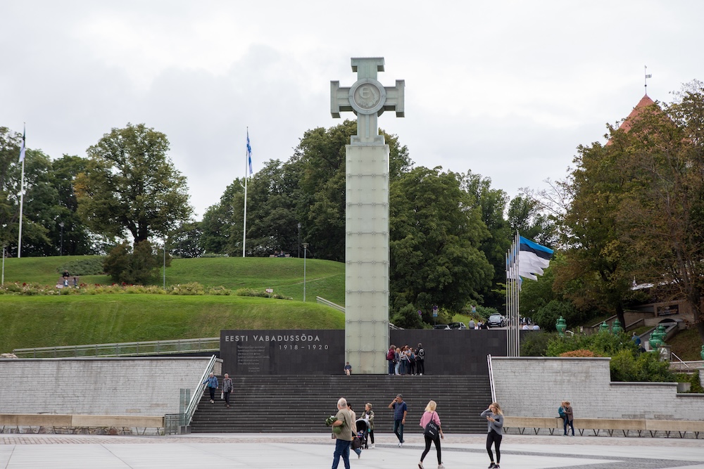 Das Denkmal für den Unabhängigkeitskrieg wurde 2009 zum Andenken an alle Verteidiger der estnischen Unabhängigkeit errichtet