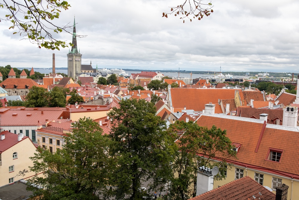 Blick auf Tallinn von der Kohtuotsa Aussichtsplattform